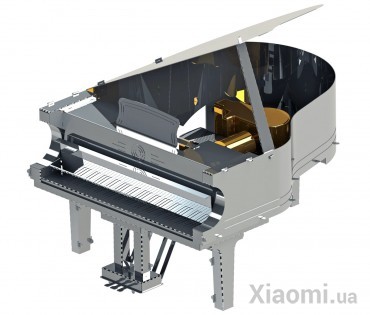 Музыкальный рояль пианино конструктор с механизмом Grande Pianola Metal-Time MT011