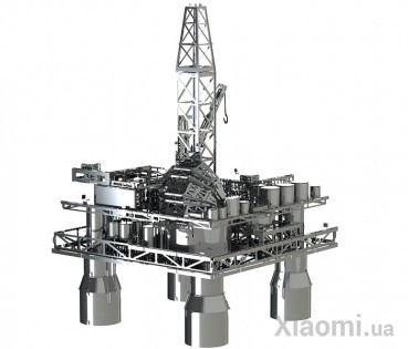 Механический конструктор нефтяной платформы Treasure FinderMetal-Time MT008
