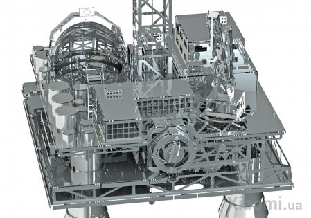 Механический конструктор нефтяной платформы Treasure FinderMetal-Time MT008