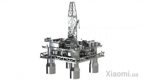 Механический конструктор нефтяной платформы Treasure FinderMetal-Time MT008