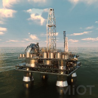 Механічний конструктор нафтової платформи Treasure FinderMetal-Time MT008