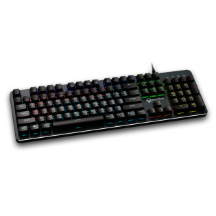Механiчна iгрова клавiатура Meetion MT-MK007 Rainbow Backlit Mechanical Gaming Keyobard (Чорний)