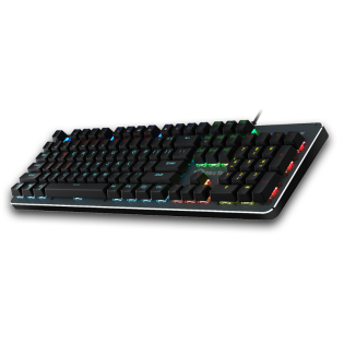 Механiчна iгрова клавiатура Meetion MT-MK007 Rainbow Backlit Mechanical Gaming Keyobard (Чорний)