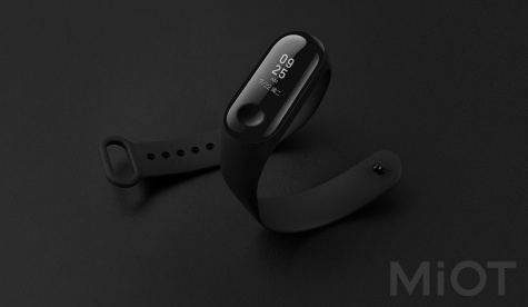 Ремінець для Xiaomi Mi Band 3/4 Black Original
