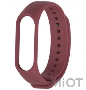 Ремінець для Xiaomi Mi Band 3/4 Bordo