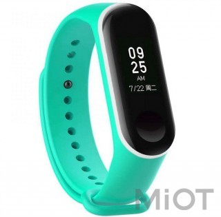 Ремінець для Xiaomi Mi Band 3/4 Mint/White