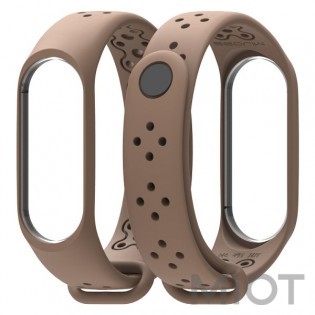 Ремінець для Xiaomi Mi Band 3/4 Sport strap Brown