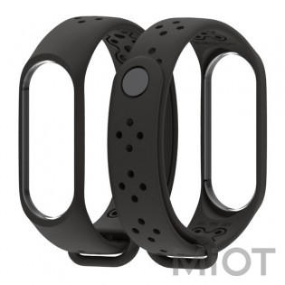 Ремінець для Xiaomi Mi Band 3/4 Sport strap Black