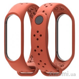 Ремешок для Xiaomi Mi Band 3/4 Sport strap Orange