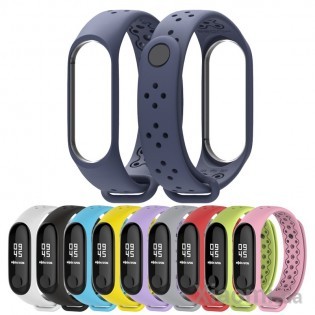 Ремешок для Xiaomi Mi Band 3/4 Sport strap Black