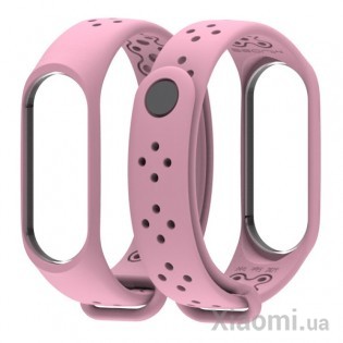 Ремешок для Xiaomi Mi Band 3/4 Sport strap Pink