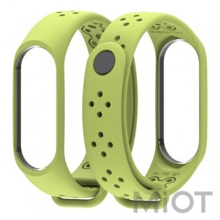 Ремінець для Xiaomi Mi Band 3/4 Sport strap Green