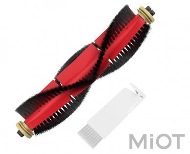 Основная щетка для пылесосов Mi, MiJia, Roborock C/E**/S5/T6/S6 Black