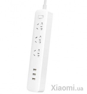 Удлинитель Mi Power Strip (3 розетки + 3 USB-port) 27W Fast Charge NRB4049CN