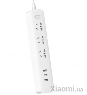Удлинитель Mi Power Strip (3 розетки + 3 USB-port) 27W Fast Charge NRB4049CN