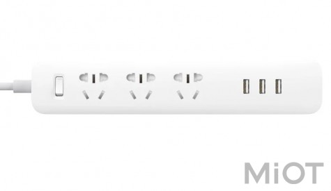 Подовжувач Mi Power Strip (3 розетки + 3 USB-port) 27W Fast Charge
