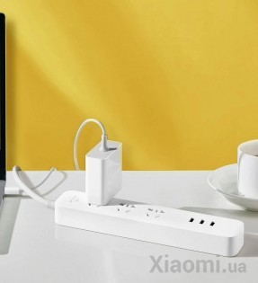 Удлинитель Mi Power Strip (3 розетки + 3 USB-port) 27W Fast Charge NRB4049CN