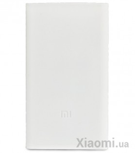 Чехол силиконовый для Xiaomi Mi Powerbank 2 10000 мАч (2 USB) White Лицензия