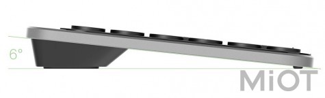 Бездротова Bluetooth-клавіатура Xiaomi MiiiW (MWBK01) Black