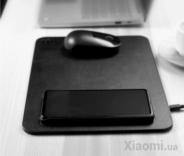 Коврик с беспроводной зарядкой Xiaomi MiiiW Wireless Charging Mouse Pad Black MWWP01