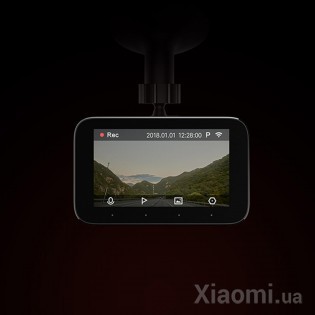 Автомобильный видеорегистратор Mi Home (Mijia) Car DVR 1S (MJXCJLY02BY) Black
