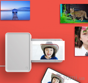 Фотопринтер Mi Home (Mijia) Photo Printer White ZPDYJ01HT