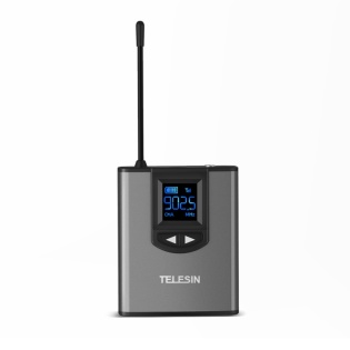 Мiкрофонна бездротова система радiо УКХ 50м Telesin MIC-UHF-02 (Чорний)