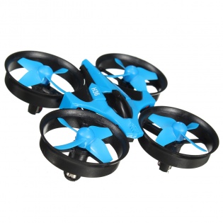 Мини квадрокоптер JJRC H36 с 6-ти осевым гироскопом (Синий)