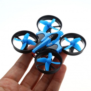 Мини квадрокоптер JJRC H36 с 6-ти осевым гироскопом (Синий)