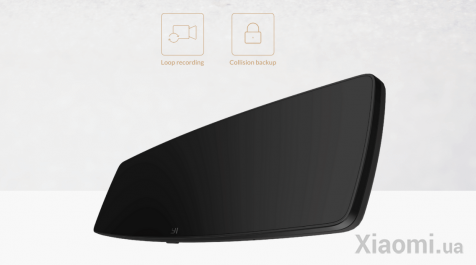 Автомобильный видеорегистратор Xiaomi YI Mirror Dash Camera Black International Edition + камера заднего вида