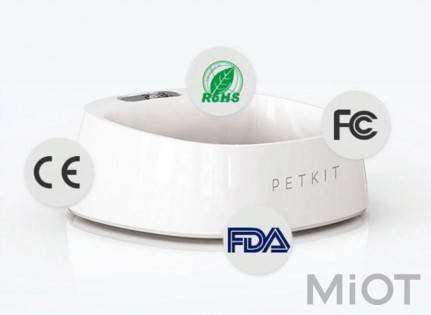 Розумна Антибактеріальне миска з цифровими вагами Xiaomi PETKIT Fresh P510 White