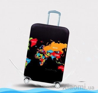 Защитный чехол для чемодана MiUi World map size M for suitcase 22-24"