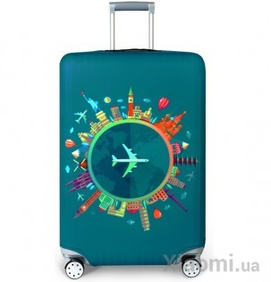 Защитный чехол для чемодана MiUi Airplane size M for suitcase 22-24"