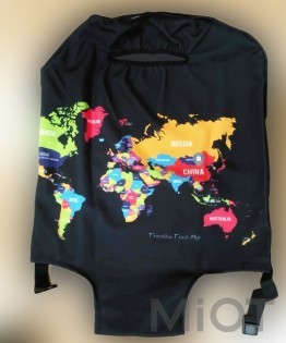 Захисний чохол для валізи MiUi World map size M for suitcase 22-24"