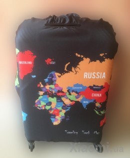 Защитный чехол для чемодана MiUi World map size S for suitcase 18-20"