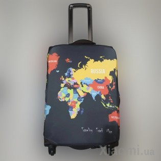 Защитный чехол для чемодана MiUi World map size M for suitcase 22-24"