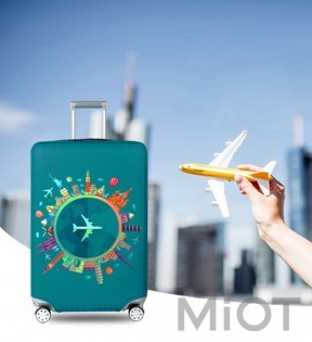 Захисний чохол для валізи MiUi Airplane size M for suitcase 22-24"