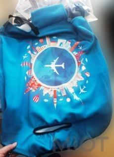 Захисний чохол для валізи MiUi Airplane size M for suitcase 22-24"