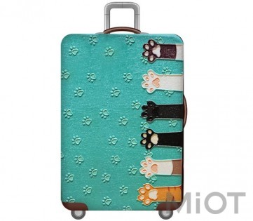 Захисний чохол для валізи MiUi Cat paw size S for suitcase 18-20"