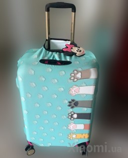 Защитный чехол для чемодана MiUi Cat paw size M for suitcase 22-24"