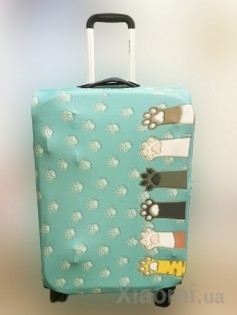 Защитный чехол для чемодана MiUi Cat paw size M for suitcase 22-24"