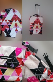 Защитный чехол для чемодана MiUi Abstraction size L for suitcase 24-26"