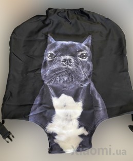 Защитный чехол для чемодана MiUi Black Dog size S for suitcase 18-20"