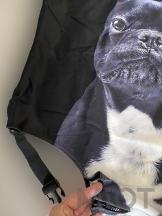 Захисний чохол для валізи MiUi Black Dog size M for suitcase 22-24"