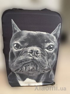 Защитный чехол для чемодана MiUi Black Dog size S for suitcase 18-20"