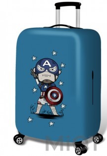 Захисний чохол для валізи MiUi Captain America size L for suitcase 24-26`