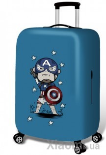 Защитный чехол для чемодана MiUi Captain America size M for suitcase 22-24"