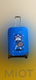 Захисний чохол для валізи MiUi Captain America size L for suitcase 24-26`
