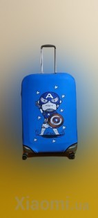 Защитный чехол для чемодана MiUi Captain America size L for suitcase 24-26"