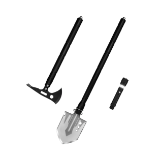 Багатофункціональна лопата з сокирою та ліхтарем Xiaomi Jiuxun Tools 9в1